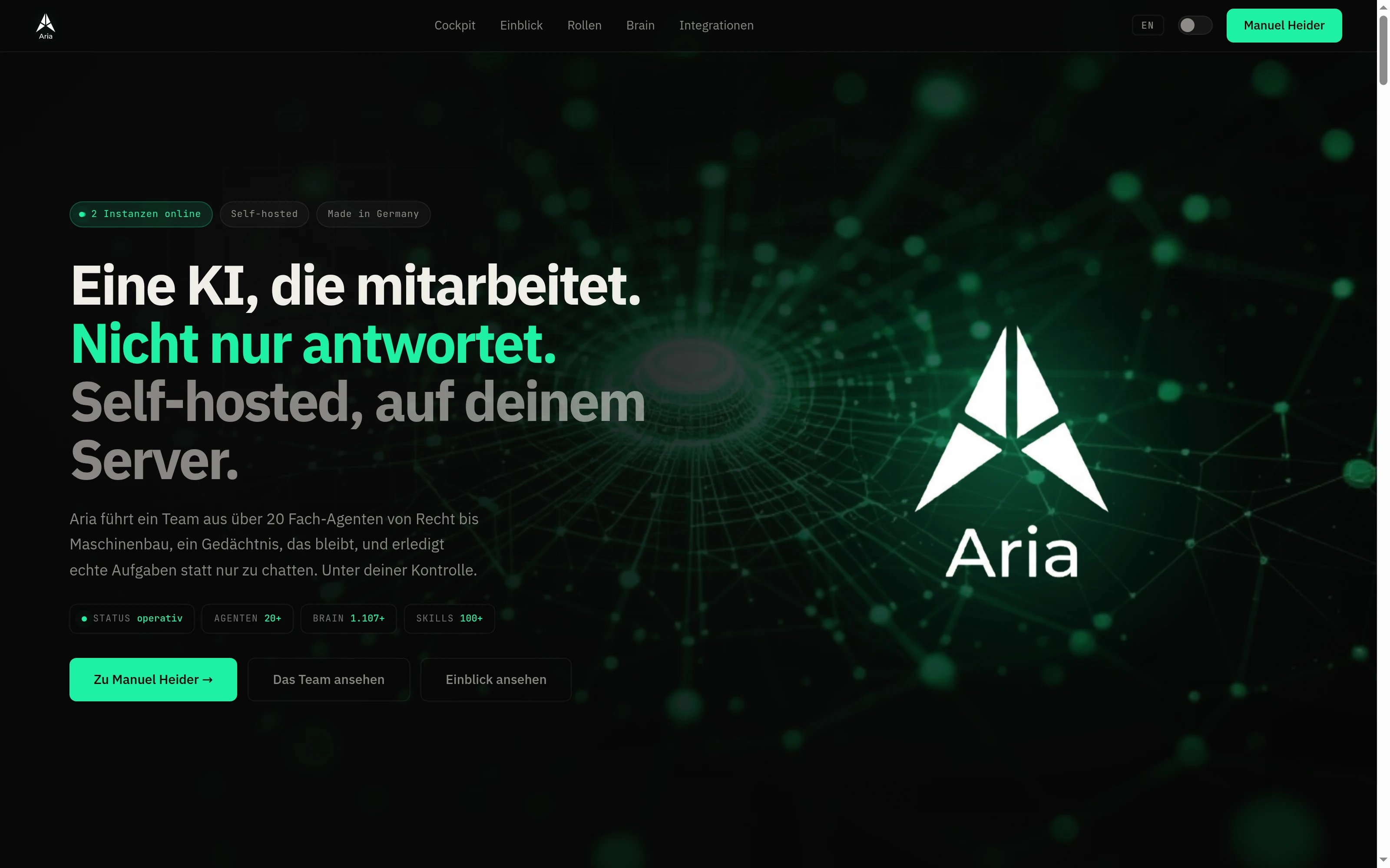 AriaOS. KI-Betriebssystem