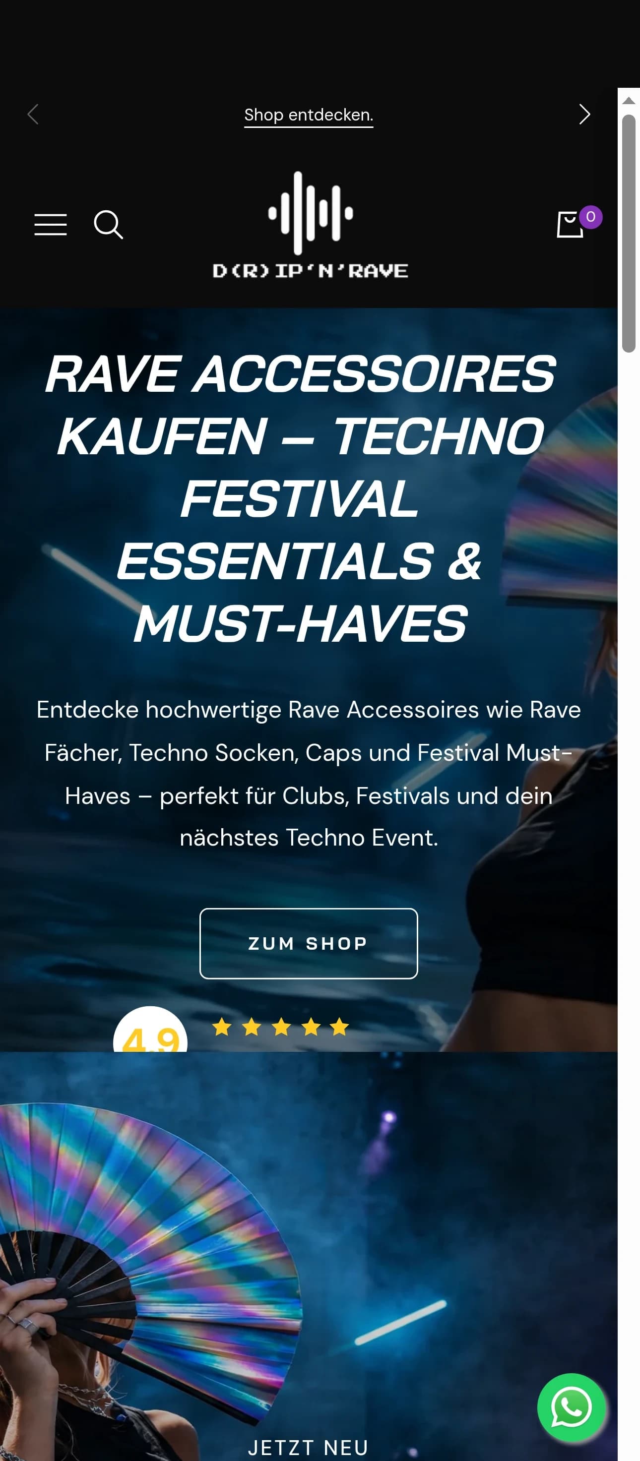 DripnRave. Fashion E-Commerce + SEO